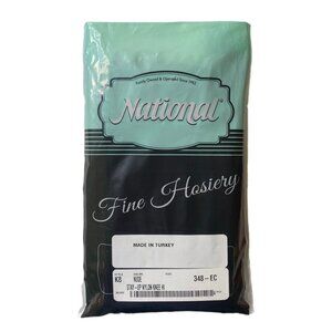 National Fine Hosiery Nylon Knee Hi Stockings 6 Pairs Nude (M) Style K8 NWOT
